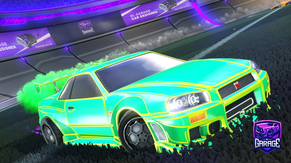 A Rocket League car design from Milesgamerb