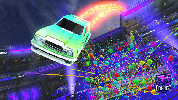 A Rocket League car design from fydeh