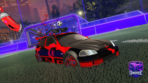 A Rocket League car design from Fuzzybone9