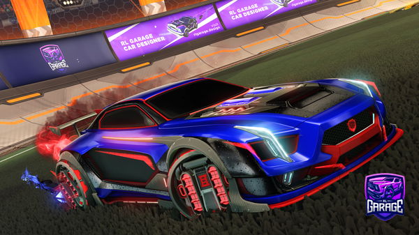 A Rocket League car design from ShadowFox001