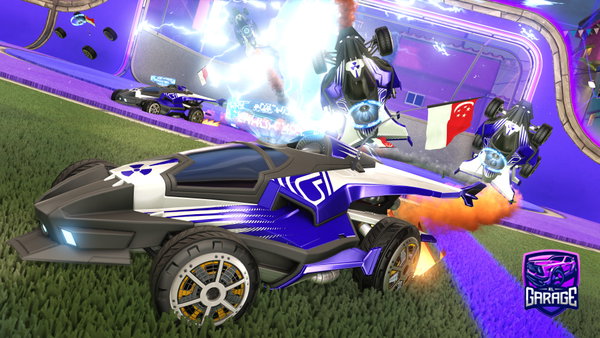 A Rocket League car design from Einoxity