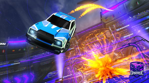A Rocket League car design from Rocket4Ren