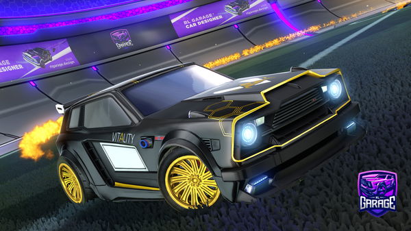 A Rocket League car design from Staggo