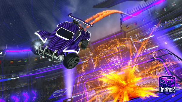 A Rocket League car design from Gabbosplesh