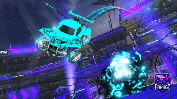 A Rocket League car design from youoiu