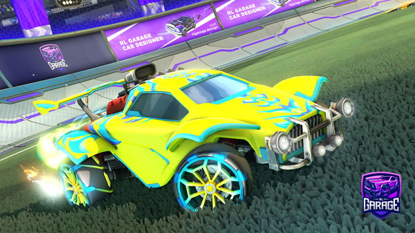 A Rocket League car design from KungPa0Ch1cken