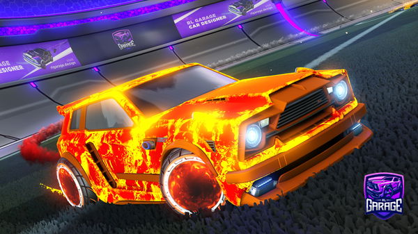 A Rocket League car design from Flipz_72