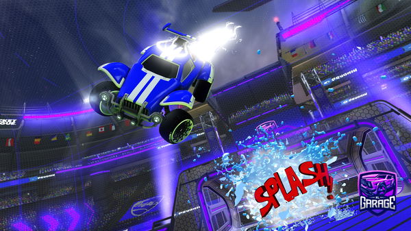 A Rocket League car design from moosebaby