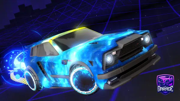 A Rocket League car design from TopBinner