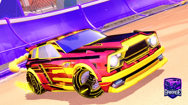 A Rocket League car design from Mk267M