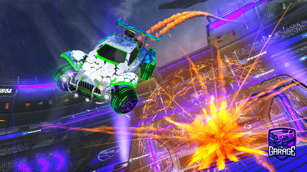 A Rocket League car design from adrianbartekde