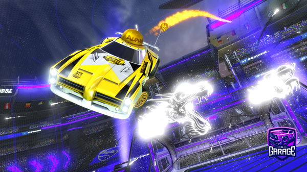 A Rocket League car design from claxplayzrl