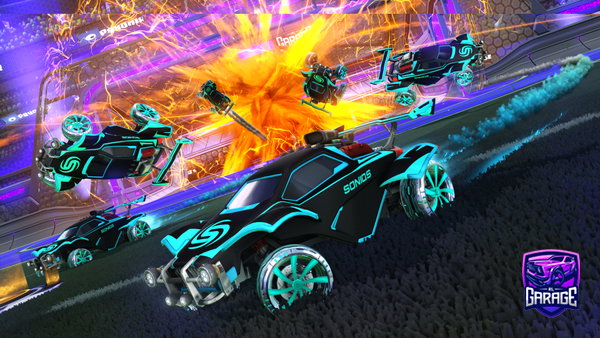 A Rocket League car design from Oxji2