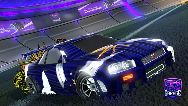 A Rocket League car design from 2Crispy