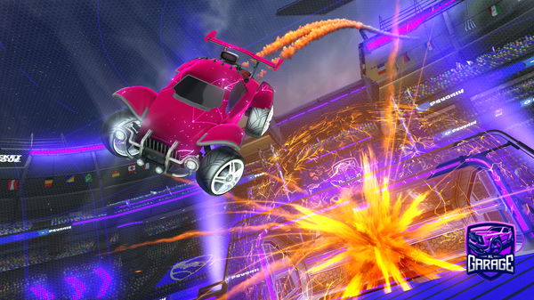 A Rocket League car design from Okelve1