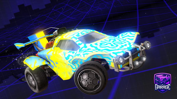 A Rocket League car design from sxnrise_