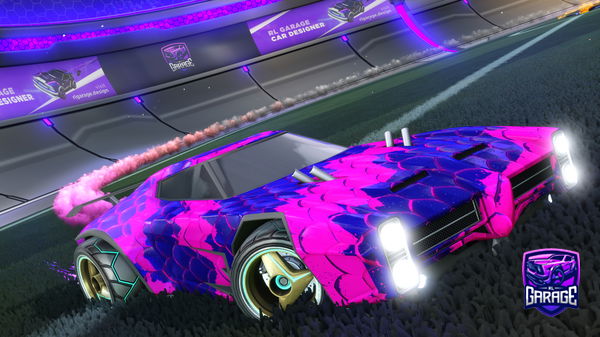 A Rocket League car design from Worm2020