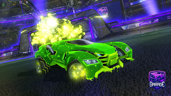 A Rocket League car design from ToxicWaffle39
