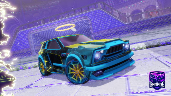 A Rocket League car design from Lionplayz11