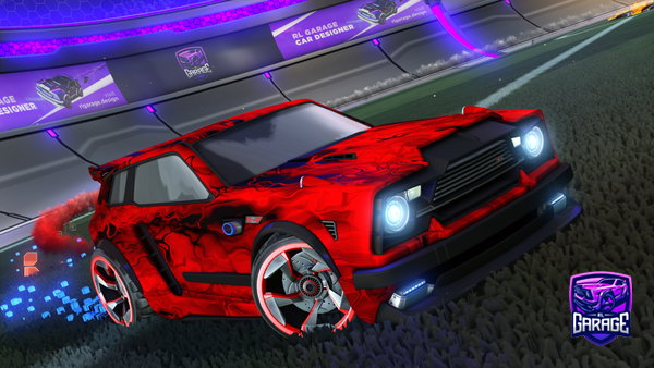 A Rocket League car design from Djcosmo