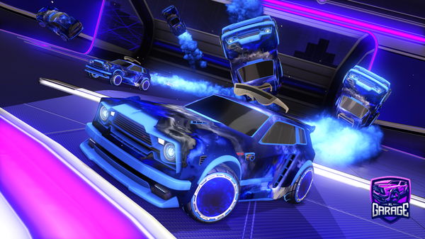 A Rocket League car design from LAKITUFAN