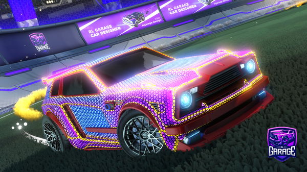 A Rocket League car design from Icke_Picke