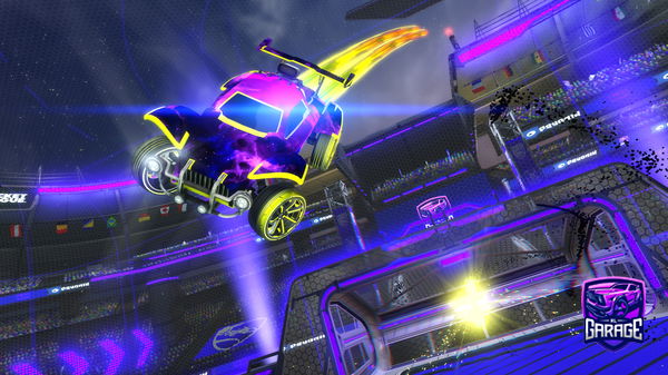 A Rocket League car design from Ztheamazing