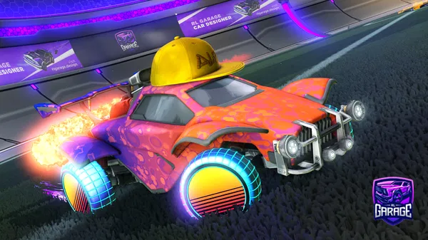 A Rocket League car design from Khoops_PR