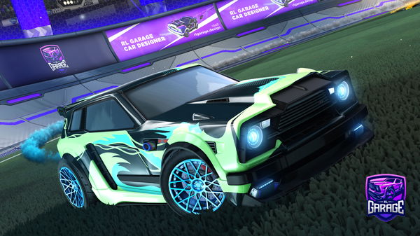 A Rocket League car design from Wavex02