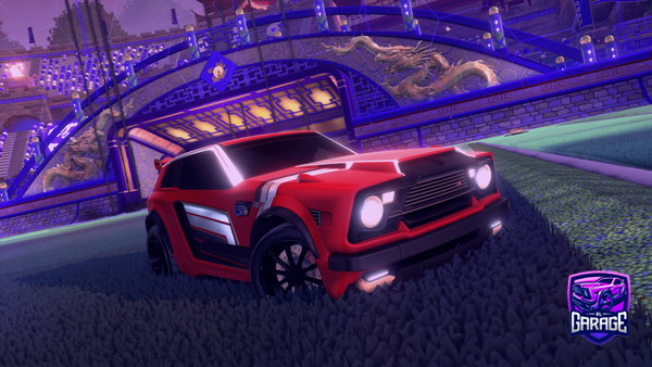 A Rocket League car design from Vr-fishy