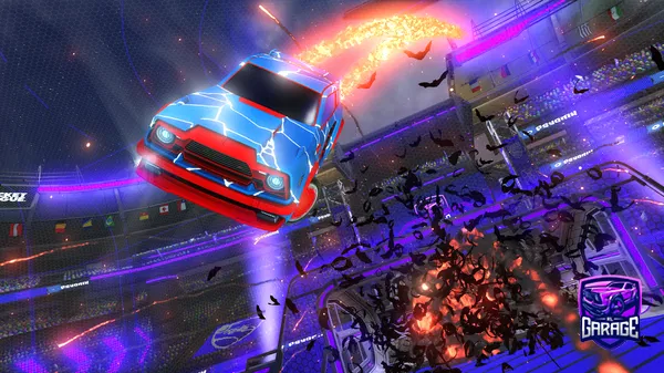 A Rocket League car design from iplayonswitch