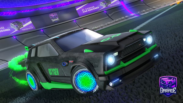 A Rocket League car design from Borsh-AL