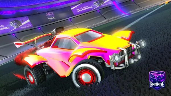 A Rocket League car design from sobuka