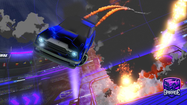 A Rocket League car design from Runfudone