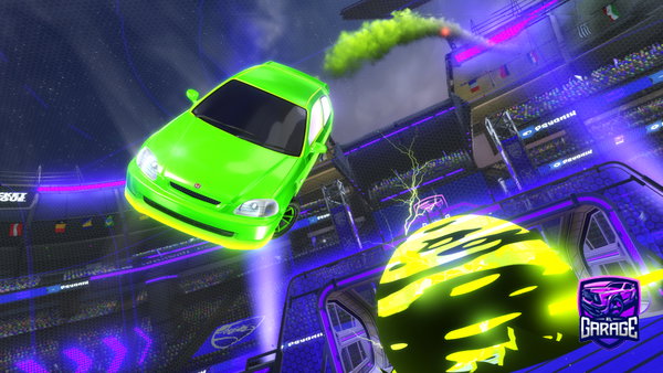 A Rocket League car design from Enes306