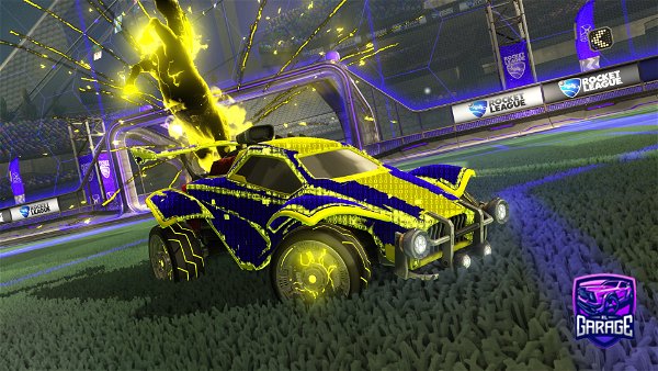 A Rocket League car design from Catamine1521