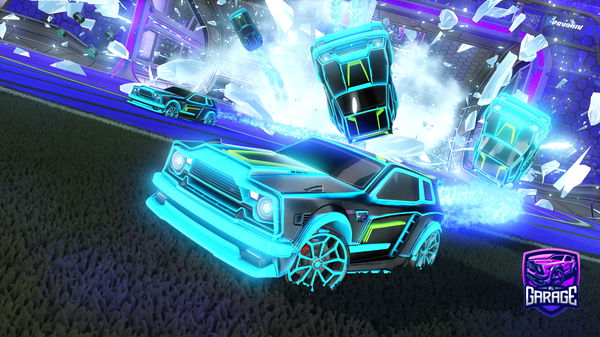A Rocket League car design from Lionplayz11