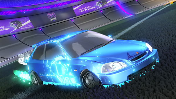 A Rocket League car design from Mysn