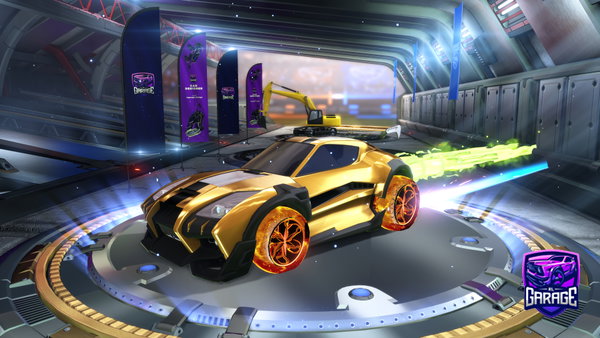 A Rocket League car design from LeYuki7