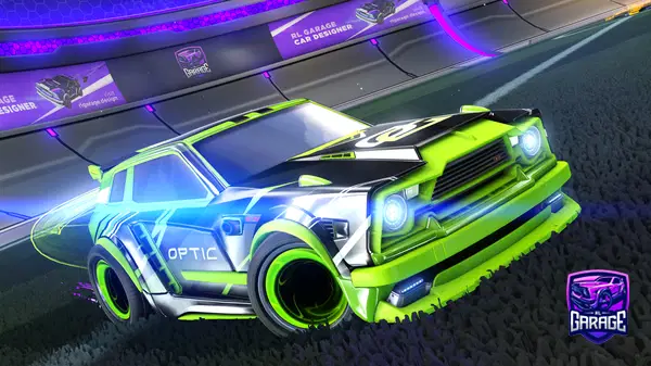A Rocket League car design from Bizzzah