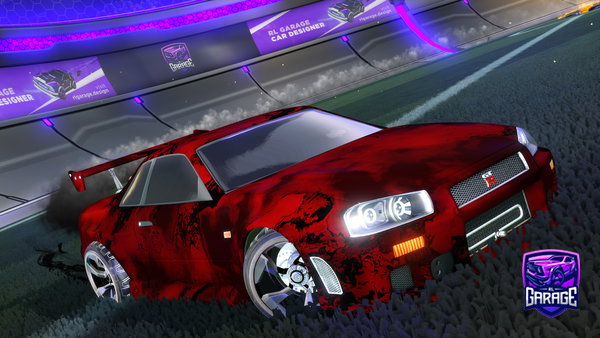 A Rocket League car design from crzZ97benji