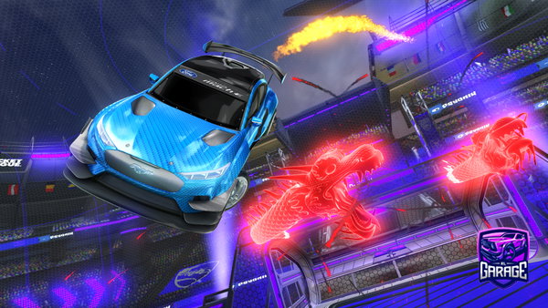 A Rocket League car design from supernova2647