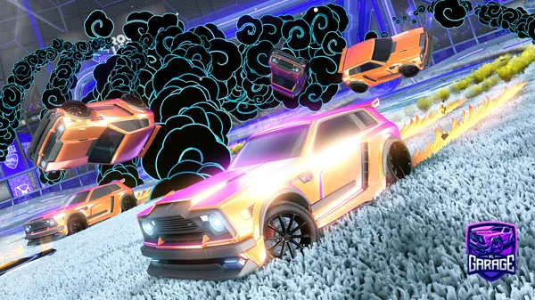 A Rocket League car design from Zine_games94