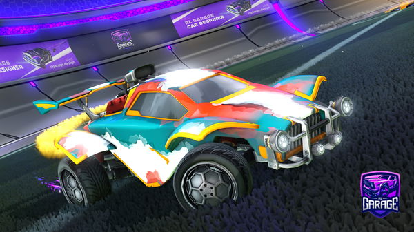 A Rocket League car design from XxspazxX9507