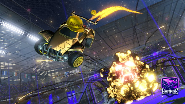 A Rocket League car design from Kingsor