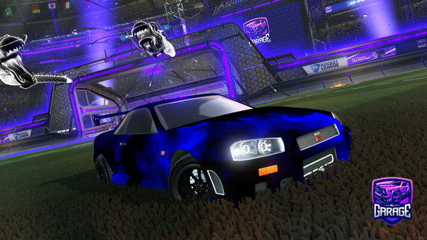 A Rocket League car design from HO2
