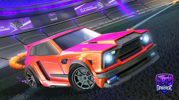 A Rocket League car design from besede