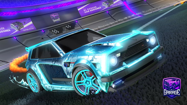 A Rocket League car design from PurpleToxix