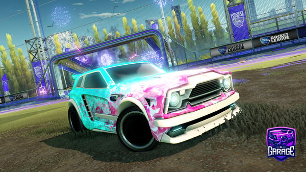 A Rocket League car design from xXFoxtecXx