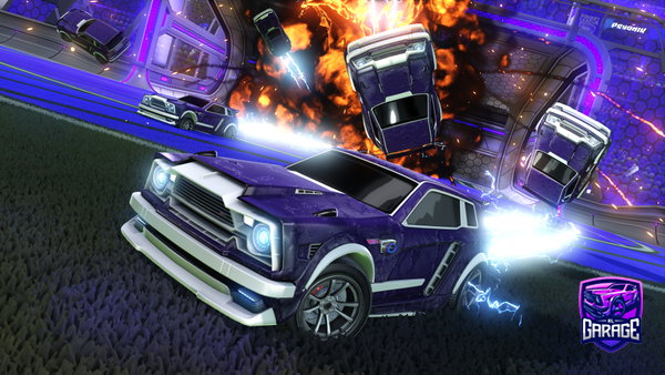 A Rocket League car design from SAMI-_-alhelo